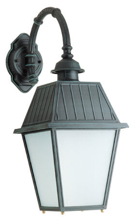 Wandleuchte Milano Nr. 91210 | Mediterrane Außenwandleuchte mit gebogenem Wandarm